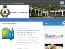 Tablet Screenshot of comune.castelgomberto.vi.it
